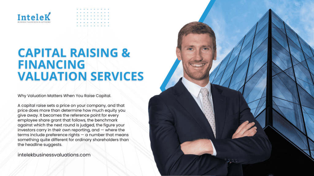 Capital Raising & Financing Valuation Services Australia