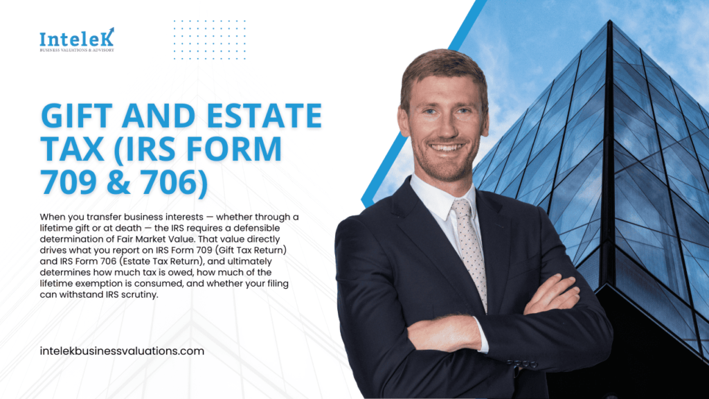 Gift and estate tax (IRS form 709 & 706) compliance services intelek