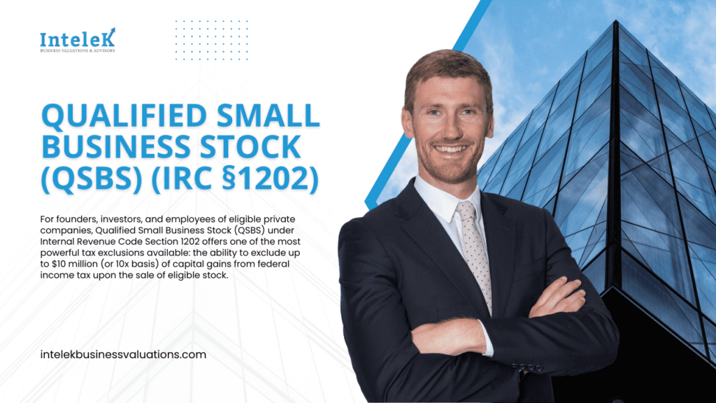 Qualified Small Business Stock QSBS IRC 1202