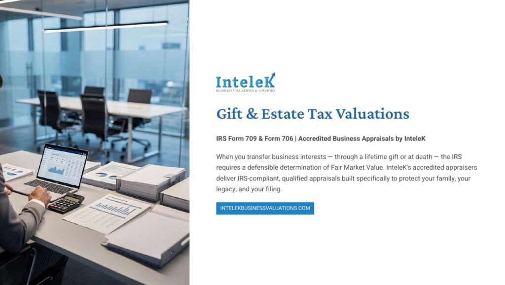 gift & estate tax valuations services united states